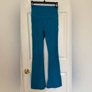 Tiger Friday retro flare leggings in ocean - adult M